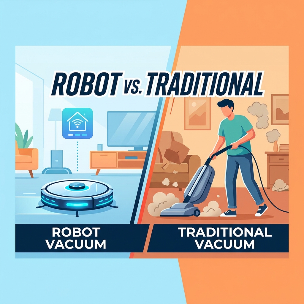 Robot Vacuum Cleaner vs Traditional Vacuum Cleaner: Which Is Better?