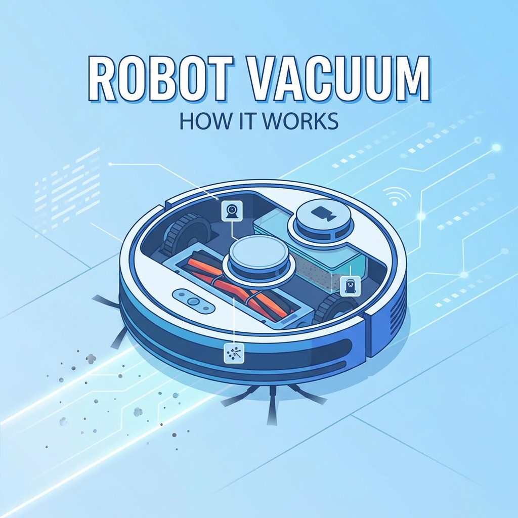 How Does a Smart Robot Vacuum Cleaner Work?