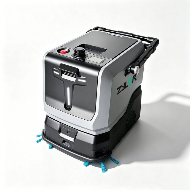 TN10PRO- Compact Commercial Floor Scrubber Automatic Cleaning Robot 3-in-1 Sweep Scrub Vacuum